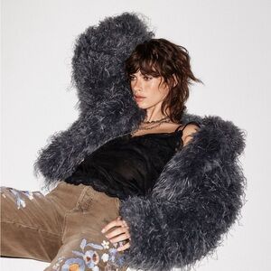 Free People Moonlight Faux Fur Jacket